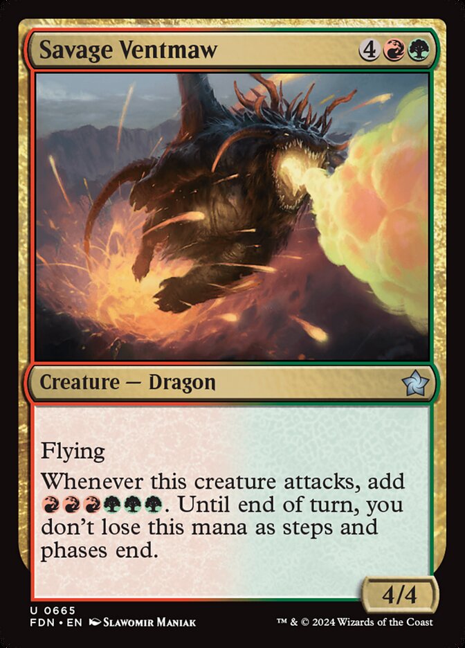 Savage Ventmaw, Foundations Card Art