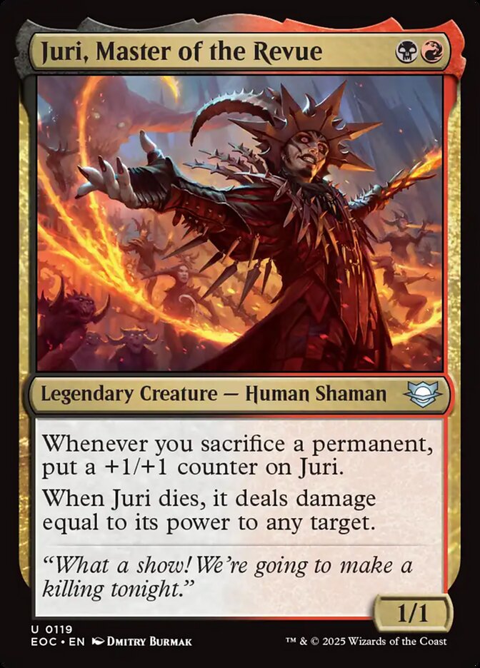 Juri, Master of the Revue, Edge Of Eternities Commander Card Art