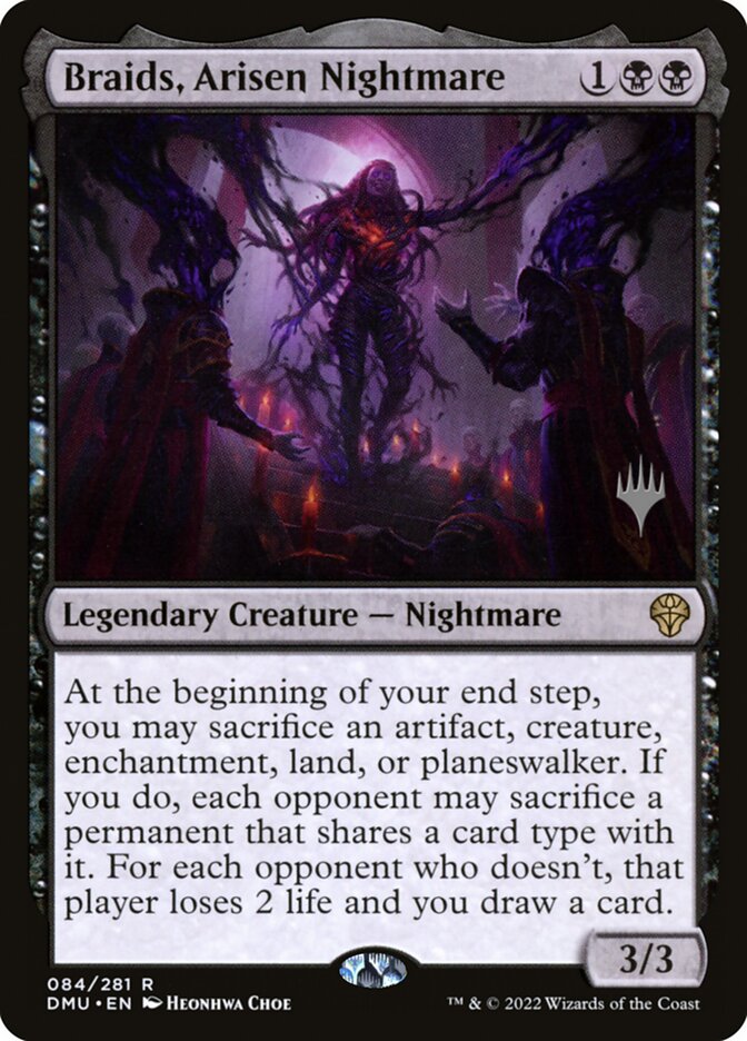 Braids, Arisen Nightmare, Dominaria united promos Card Art