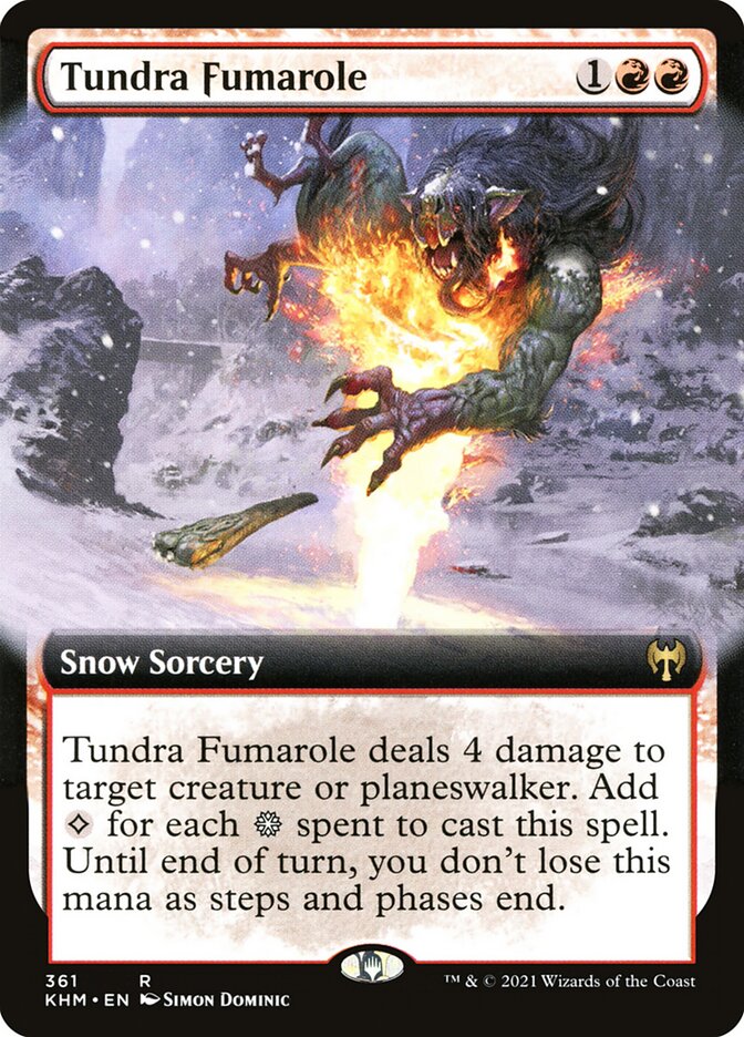 Tundra Fumarole, Kaldheim Card Art