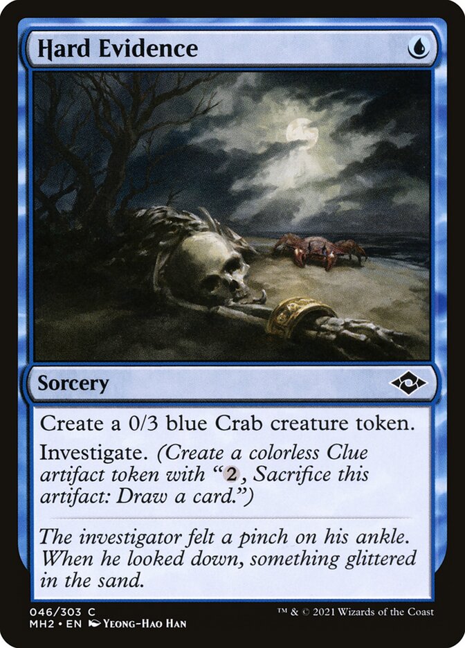Hard Evidence, Modern horizons 2 Card Art
