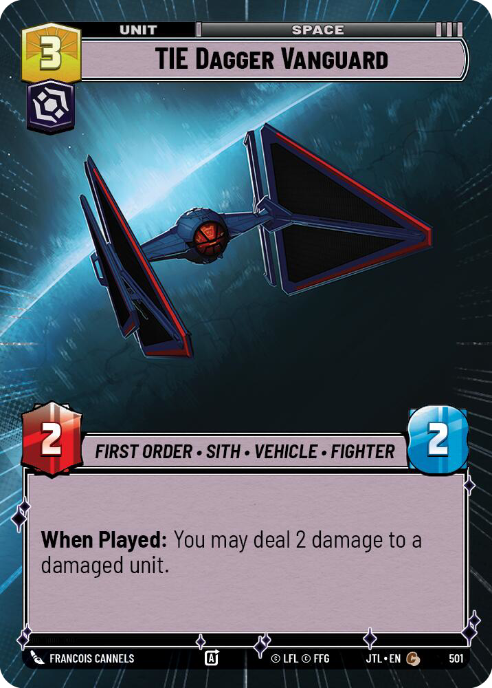 TIE Dagger Vanguard, Jump to Lightspeed Card Art