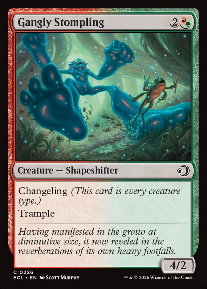 Gangly Stompling, Lorwyn Eclipsed Card Art