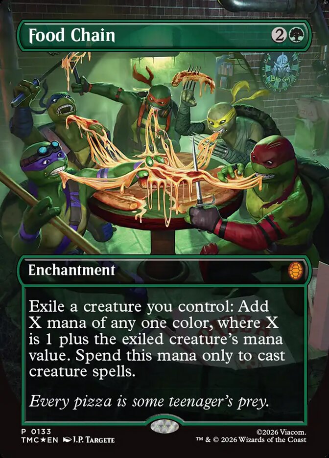 Food Chain, Teenage Mutant Ninja Turtles Eternal Card Art