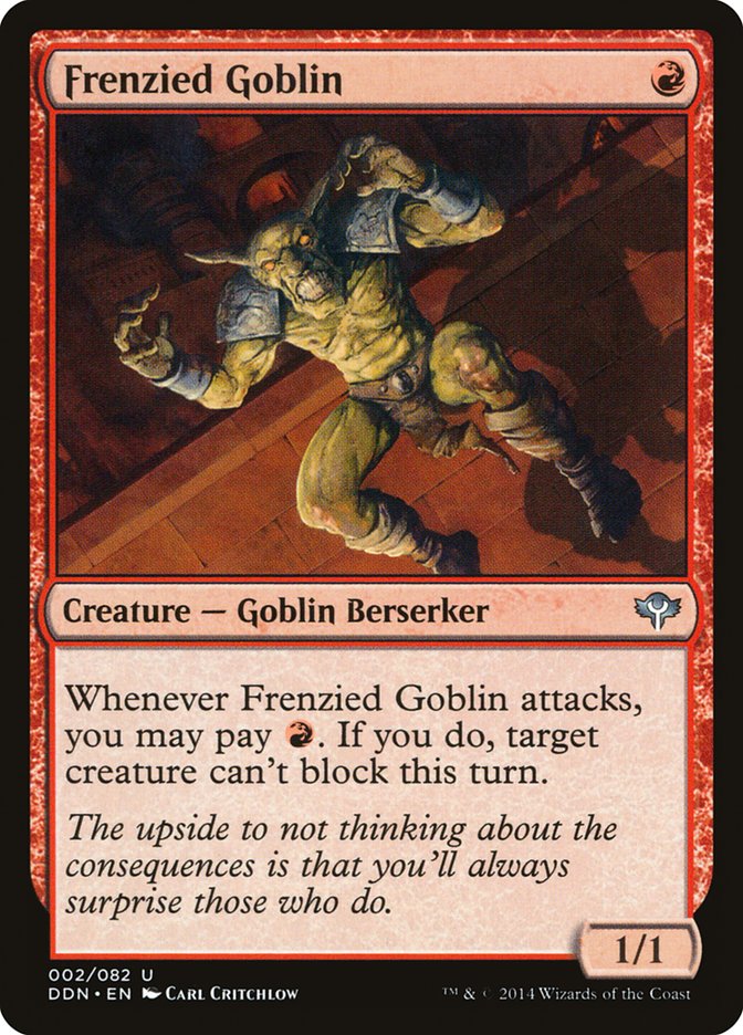 Frenzied Goblin, Duel Decks: Speed Vs. Cunning Card Art