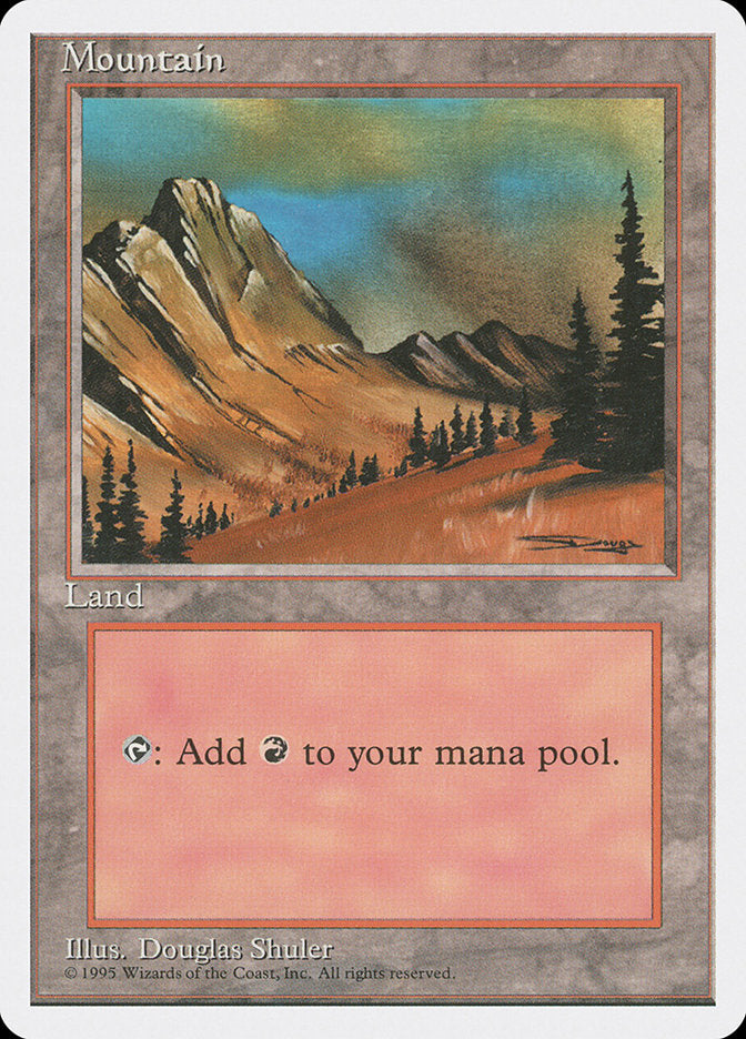 Mountain, Fourth edition Card Art