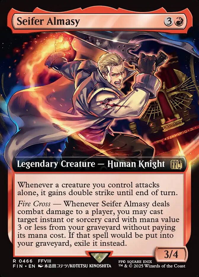 Seifer Almasy, Final fantasy Card Art