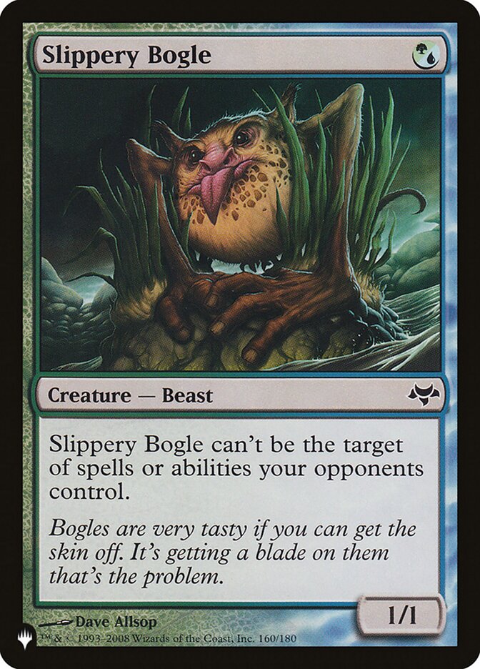 Slippery Bogle, The List Card Art
