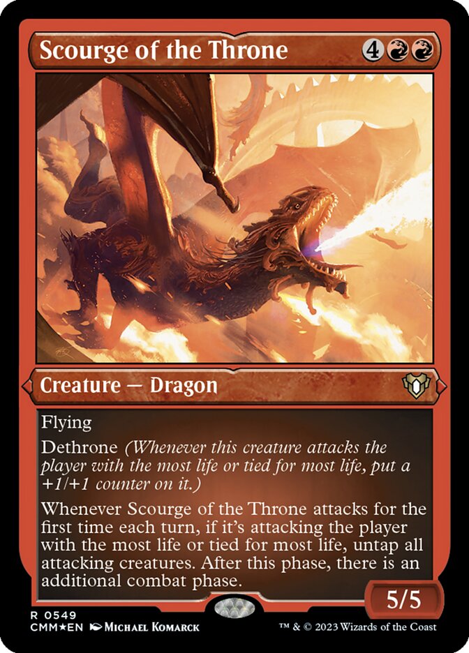 Scourge of the Throne, Commander masters Card Art