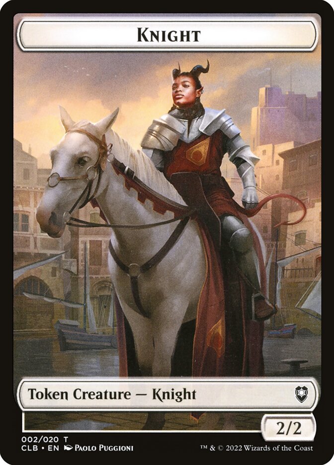 Knight, Battle For Baldur'S Gate Tokens Card Art