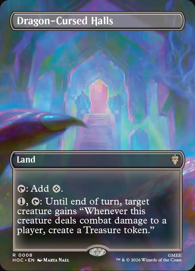 Dragon-Cursed Halls, The Hobbit Eternal Card Art