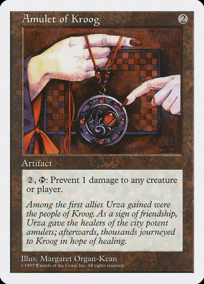 Amulet of Kroog, Fifth edition Card Art