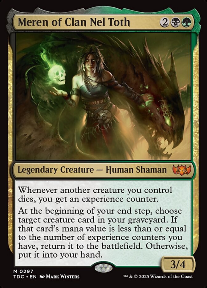 Meren of Clan Nel Toth, Tarkir: Dragonstorm Commander Card Art