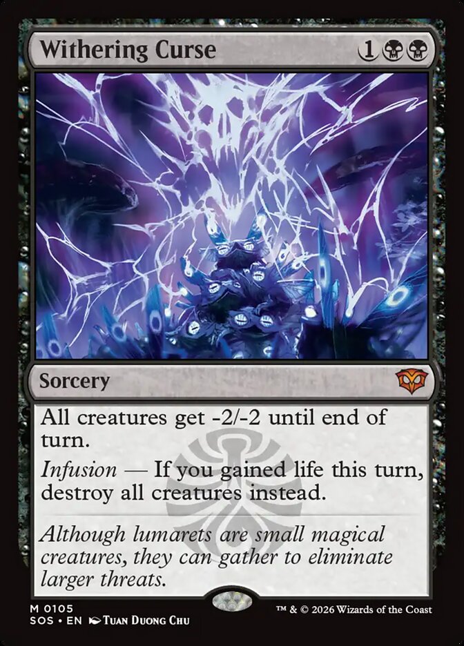 Withering Curse, Secrets Of Strixhaven Card Art