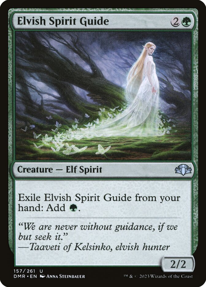 Elvish Spirit Guide, Dominaria Remastered Card Art