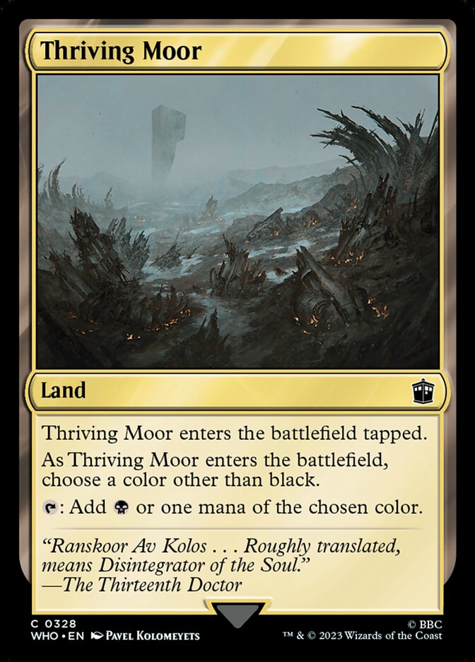 Thriving Moor, Doctor who Card Art