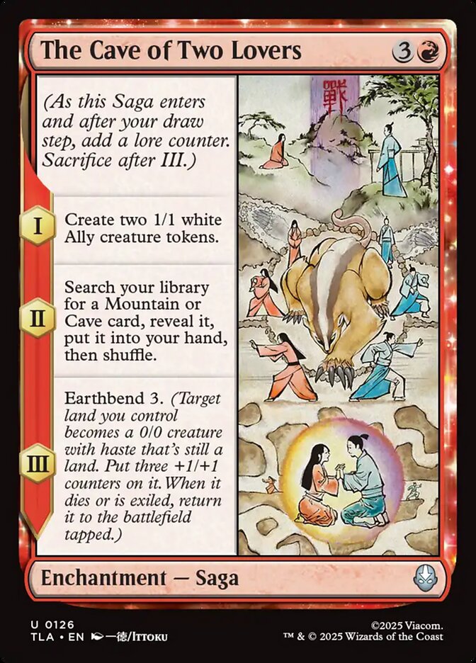 The Cave of Two Lovers, Avatar: The Last Airbender Card Art