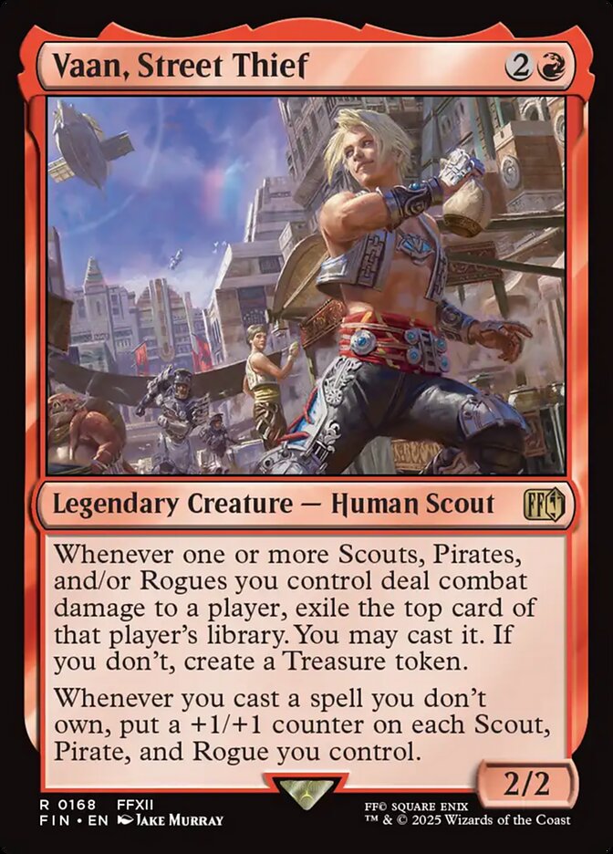 Vaan, Street Thief, Final fantasy Card Art