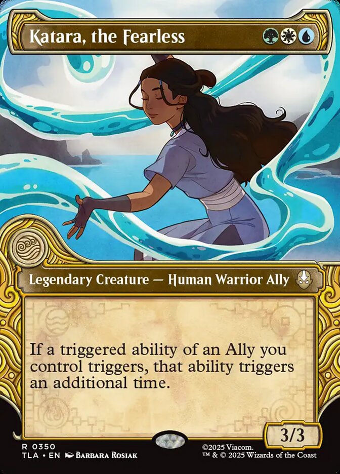 Katara, the Fearless, Avatar: The Last Airbender Card Art