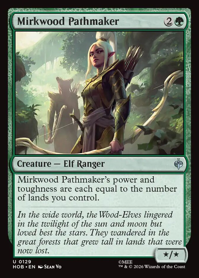 Mirkwood Pathmaker, The Hobbit Card Art