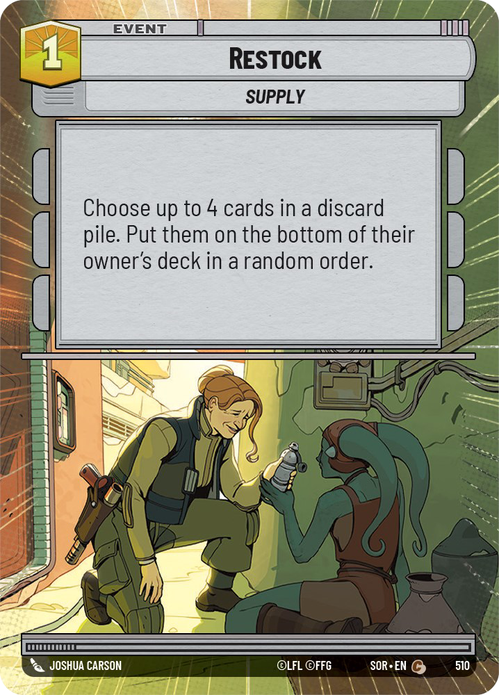 Restock, Spark of Rebellion Card Art
