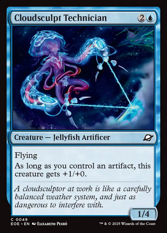 Cloudsculpt Technician, Edge Of Eternities Card Art
