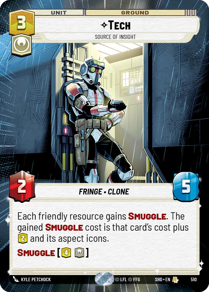 Tech, Source of Insight, Shadows of the Galaxy Card Art