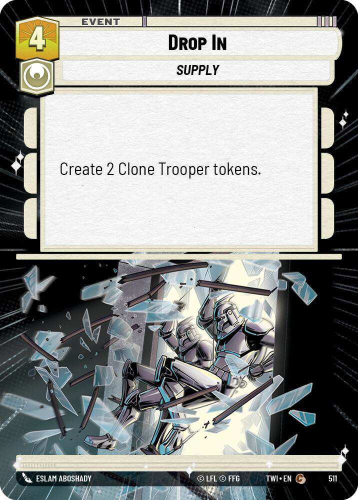 Drop In, Twilight of the Republic Card Art