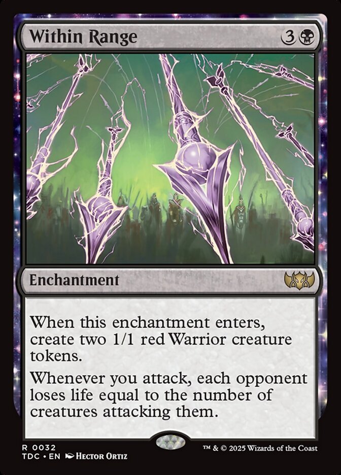 Within Range, Tarkir: dragonstorm commander Card Art