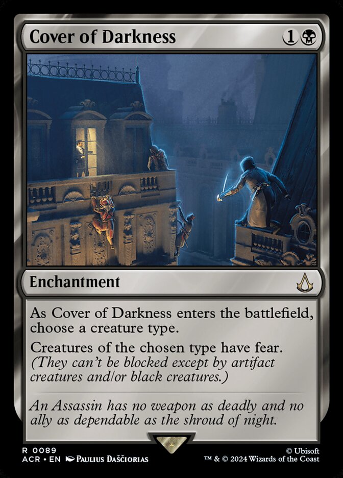 Cover of Darkness, Assassin'S Creed Card Art