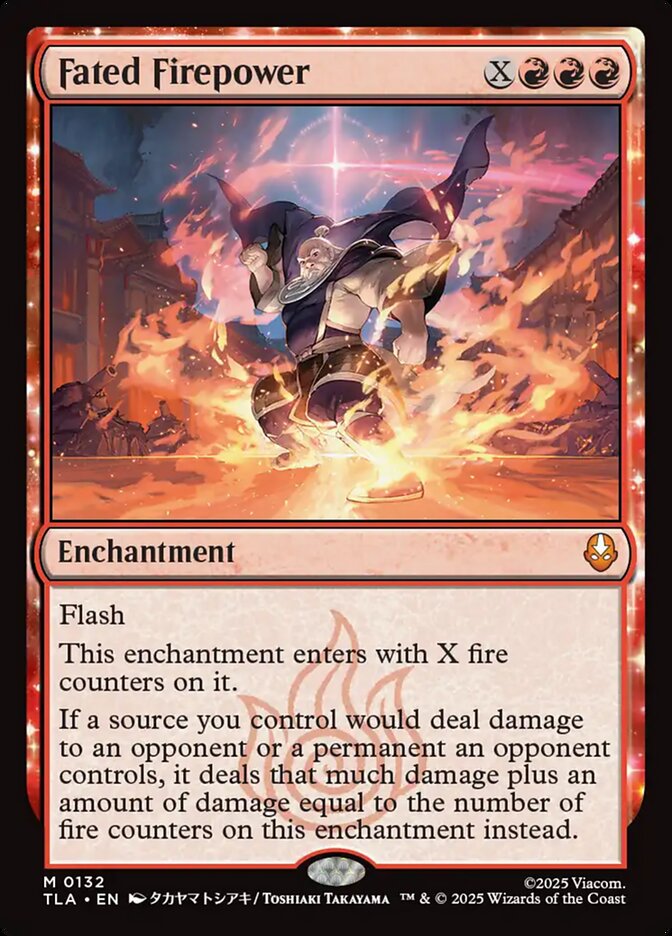 Fated Firepower, Avatar: The Last Airbender Card Art