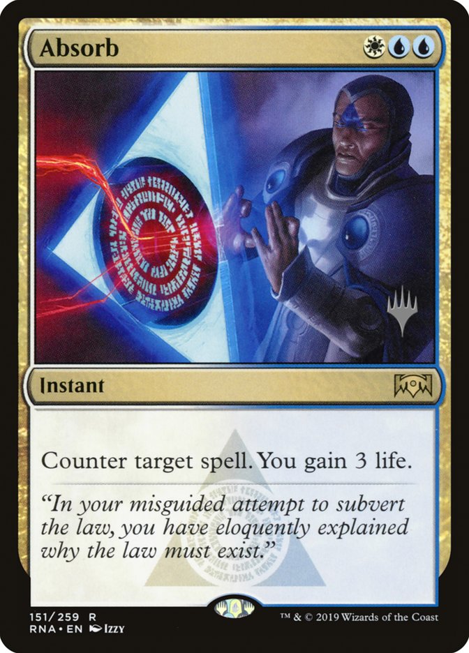 Absorb, Ravnica allegiance promos Card Art