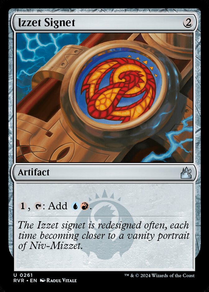 Izzet Signet, Ravnica Remastered Card Art