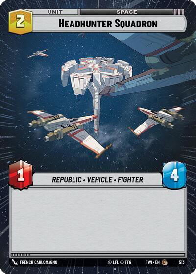 Headhunter Squadron, Twilight of the Republic Card Art
