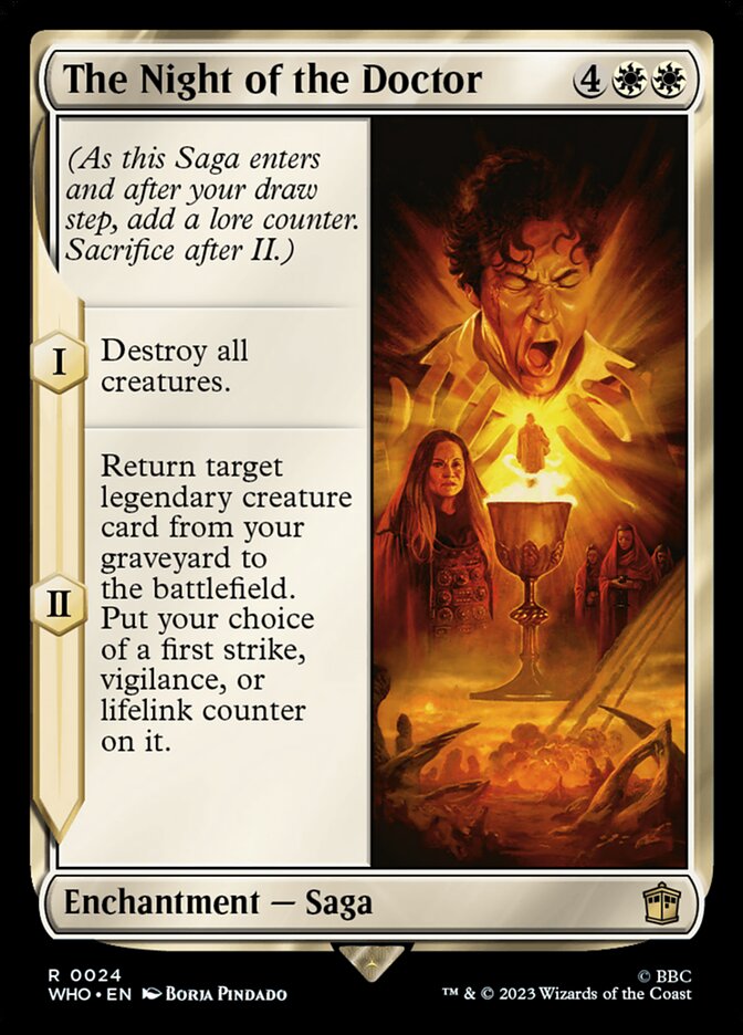 The Night of the Doctor, Doctor Who Card Art