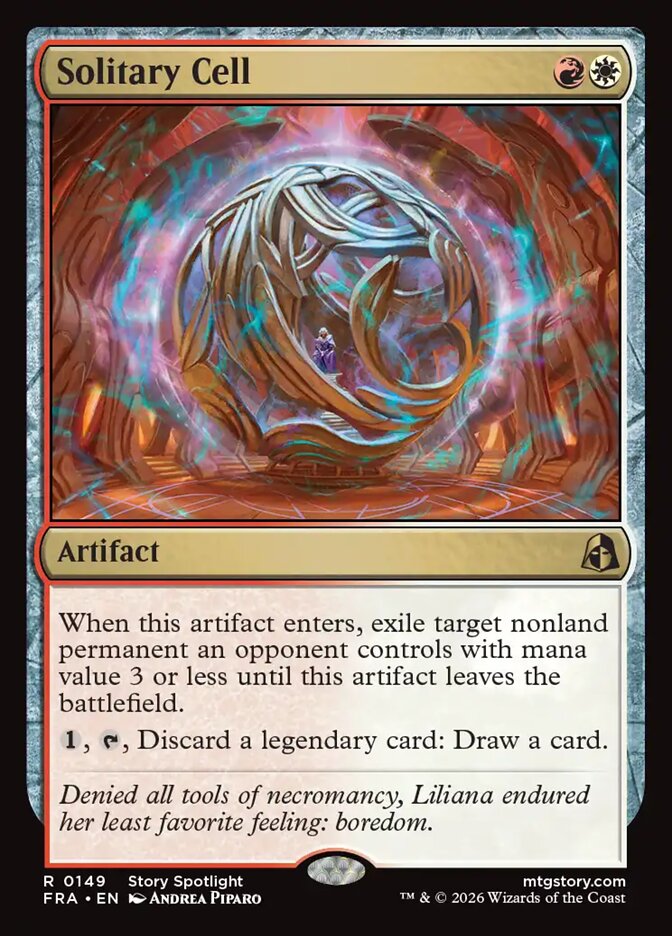 Solitary Cell, Reality Fracture Card Art