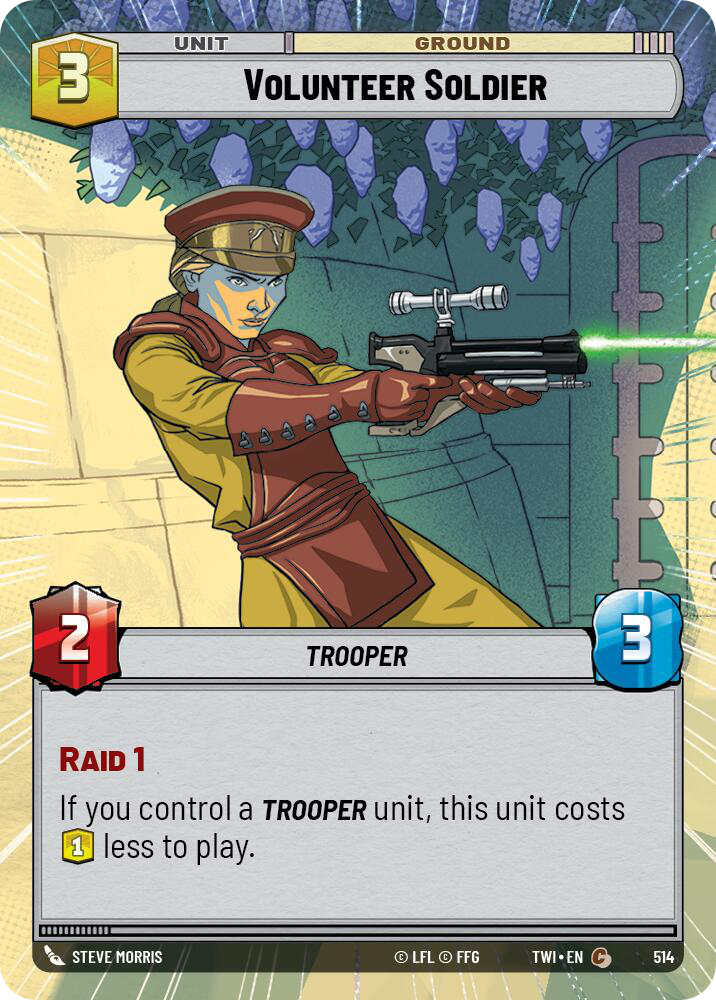 Volunteer Soldier, Twilight of the Republic Card Art