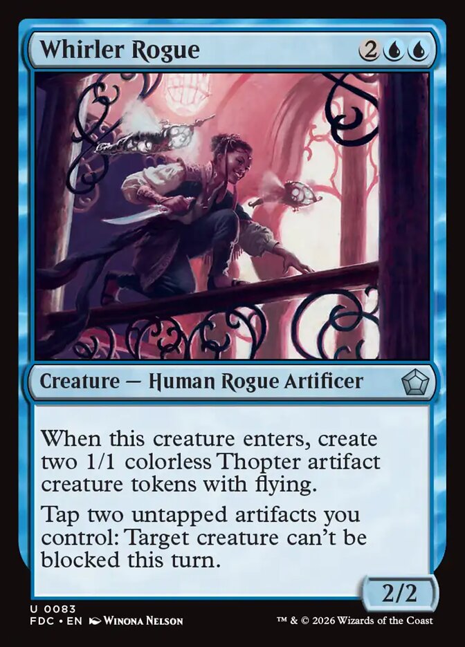 Whirler Rogue, Foundations Commander Card Art
