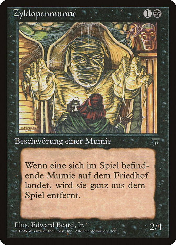 Cyclopean Mummy, Renaissance Card Art