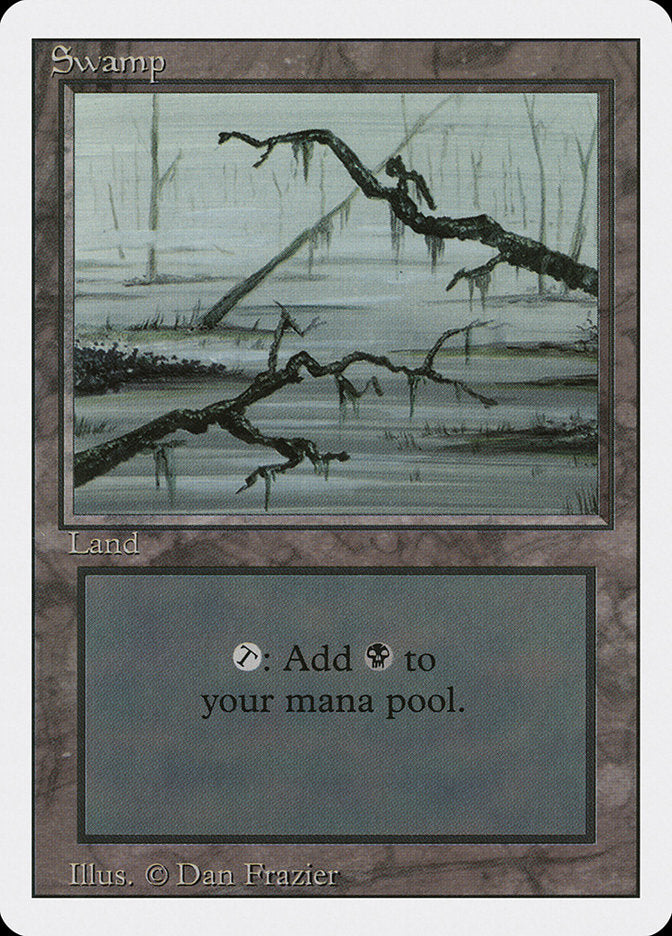 Swamp, Revised edition Card Art