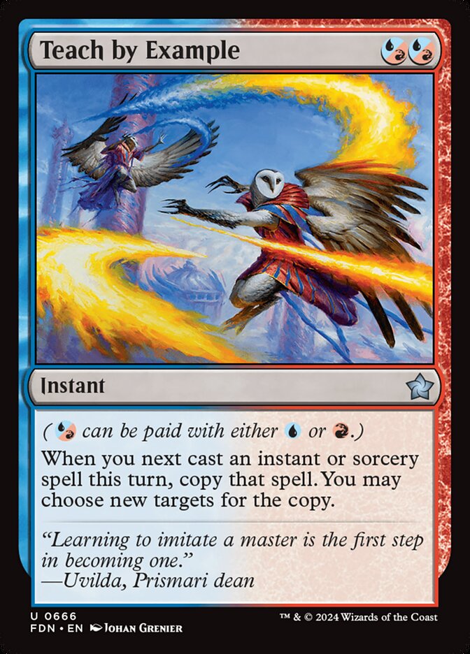 Teach by Example, Foundations Card Art