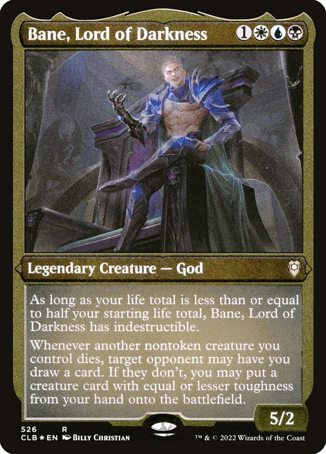 Bane, Lord of Darkness - Etched Foil