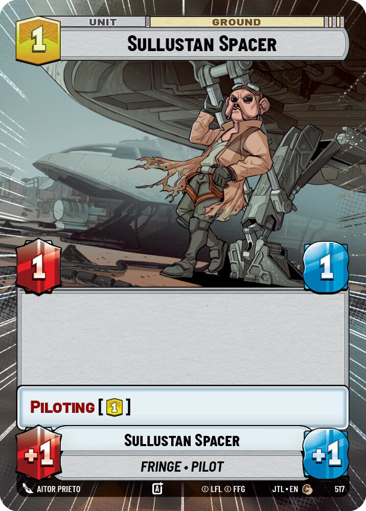 Sullustan Spacer, Jump to Lightspeed Card Art