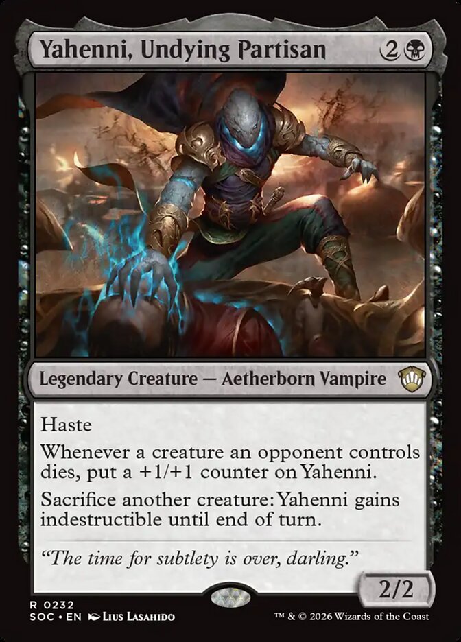 Yahenni, Undying Partisan, Secrets Of Strixhaven Commander Card Art