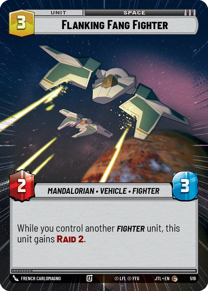 Flanking Fang Fighter, Jump to Lightspeed Card Art