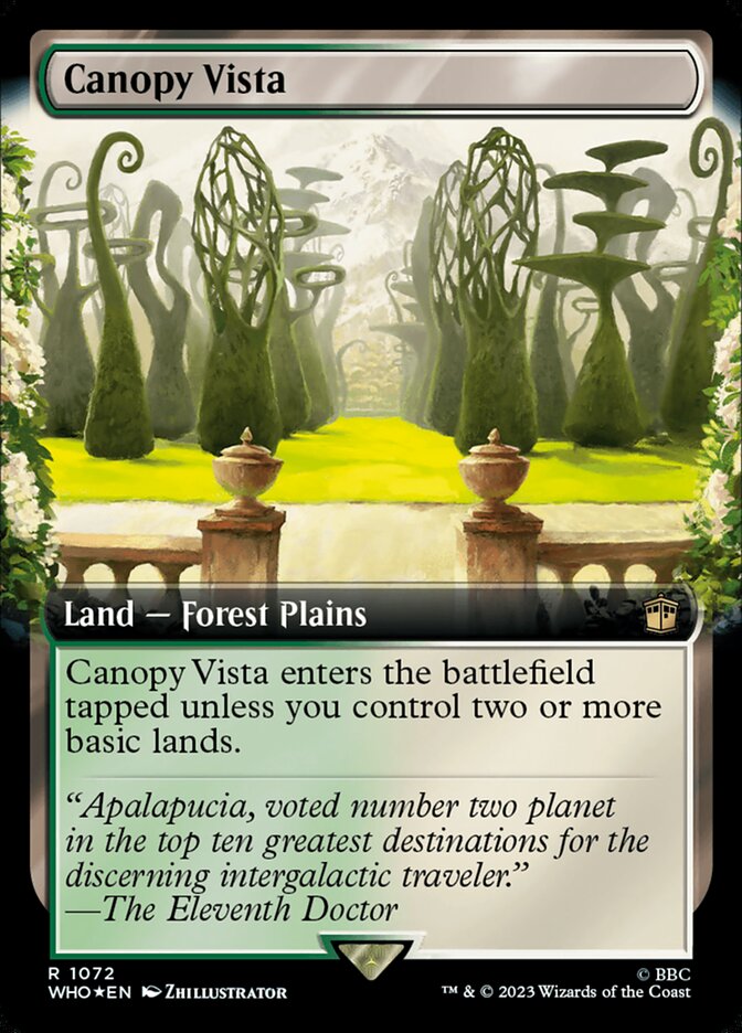 Canopy Vista, Doctor who Card Art