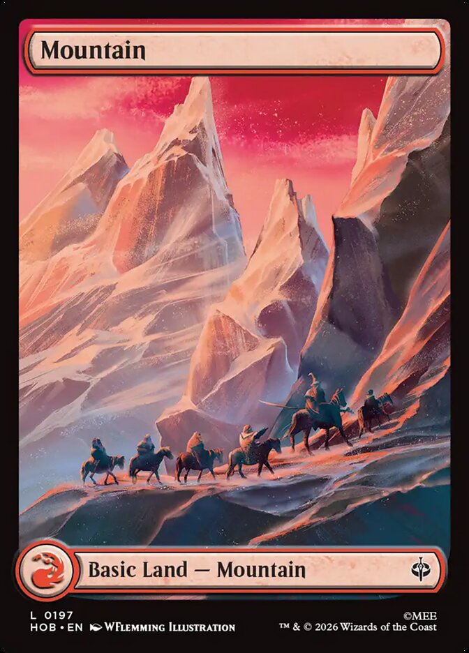 Mountain, The Hobbit Card Art