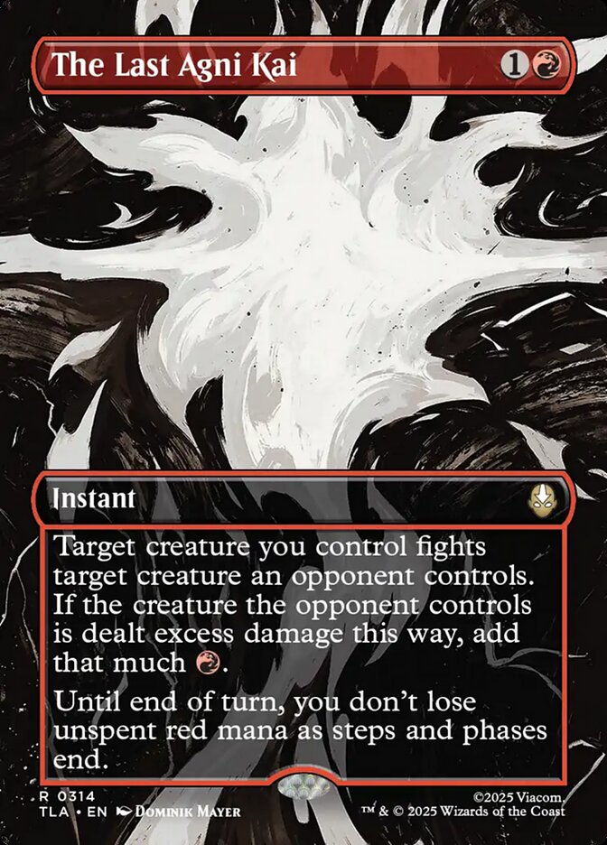 The Last Agni Kai, Avatar: The Last Airbender Card Art
