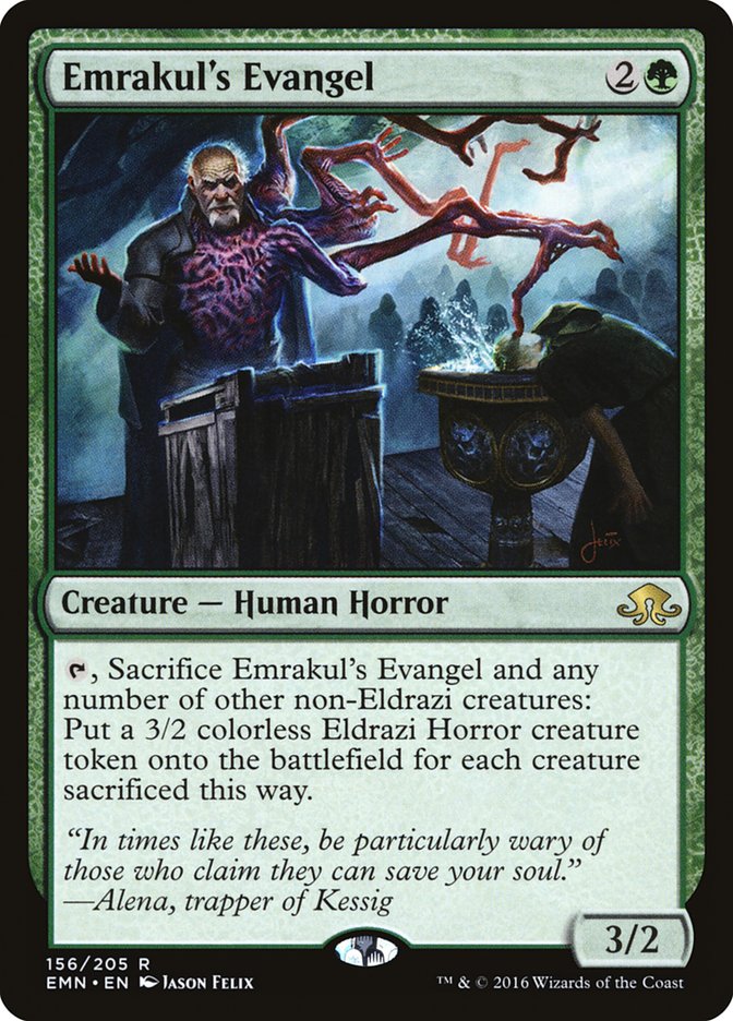 Emrakul's Evangel, Eldritch Moon Card Art