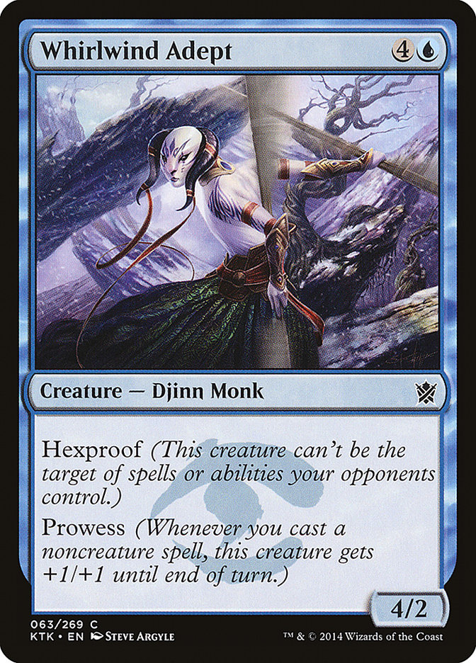 Whirlwind Adept, Khans Of Tarkir Card Art